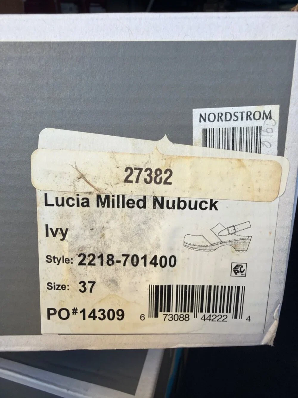 Dansko Lucia Platform Pumps Slingback Closed-Toe Sandals Ivy Green Size 37 - Picture 12 of 13